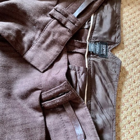 Classic 2 pieces brown pantsuit - Picture 11 of 11